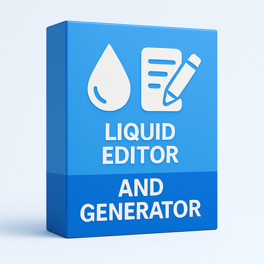 LIQUID EDITOR AND GENERATOR