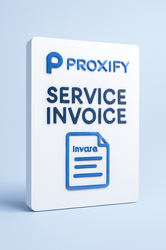 Proxify Service Invoice
